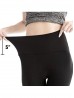 High Waist Stretchy Fleece Lined Tights (One Size)